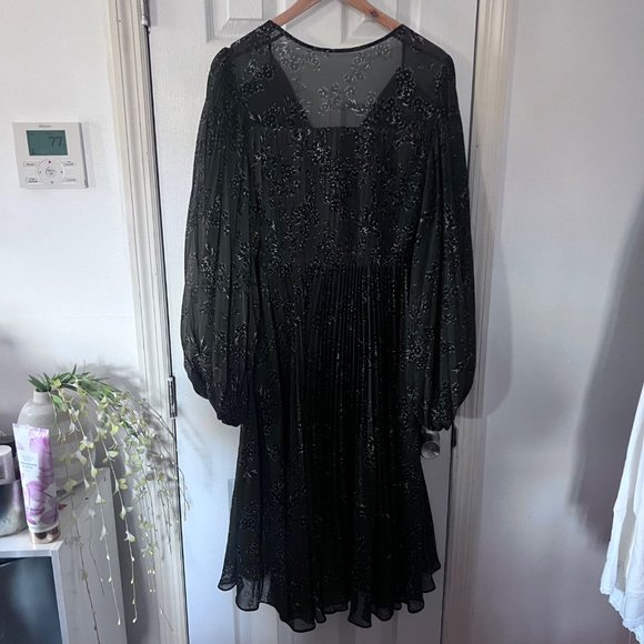 Fame and Partners The Landry Midi Dress in Khaki 8 - Picture 11 of 14